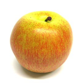 Apfel 8cm mehr grün als rot